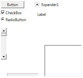 The Windows Classic style applied to user controls.